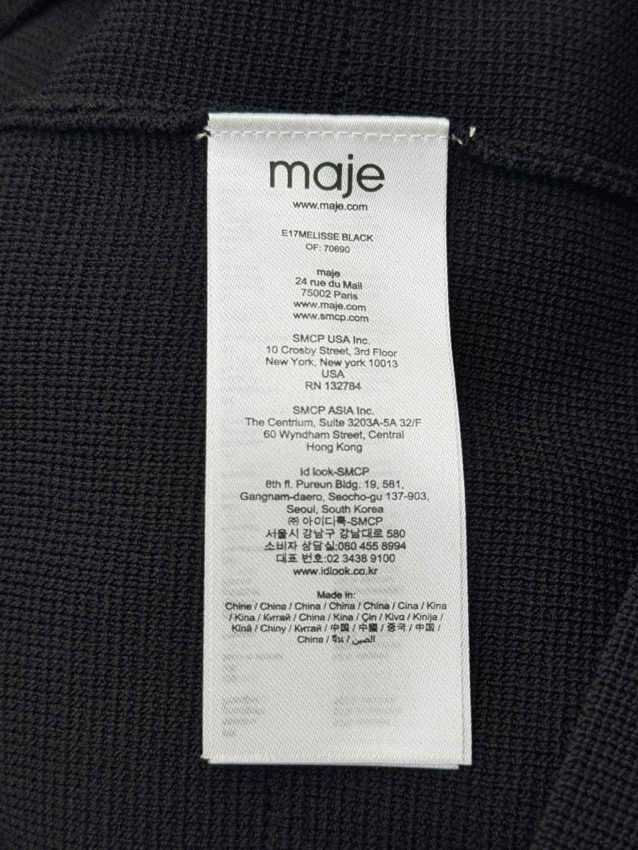 Pre - loved MAJE Black Size Small Sweater at Reems Closet