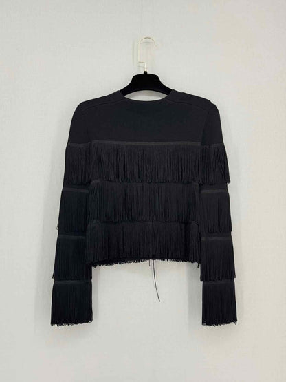 Pre - loved MAJE Black Size Small Sweater at Reems Closet