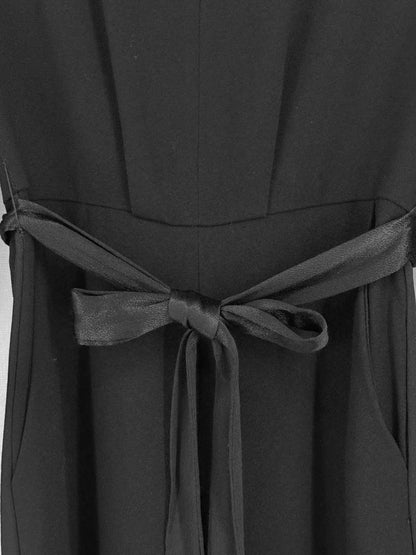 Pre-loved MAJE Black Size US 2 Jumpsuit at Reems Closet