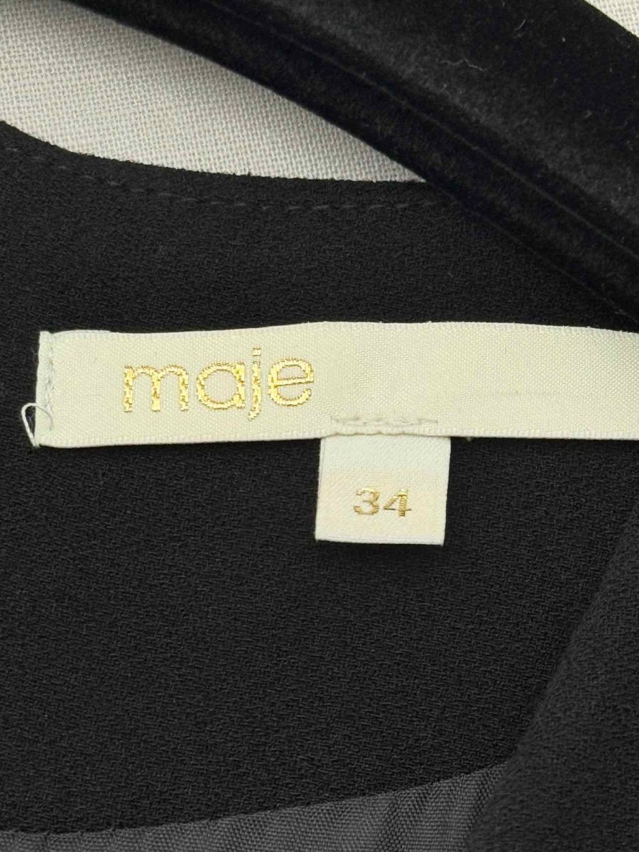Pre-loved MAJE Black Size US 2 Jumpsuit at Reems Closet