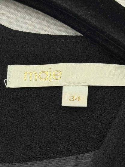 Pre-loved MAJE Black Size US 2 Jumpsuit at Reems Closet