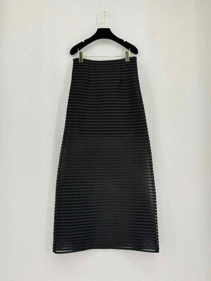 Pre-loved MAJE Black Size US 8 Long Skirt at Reems Closet