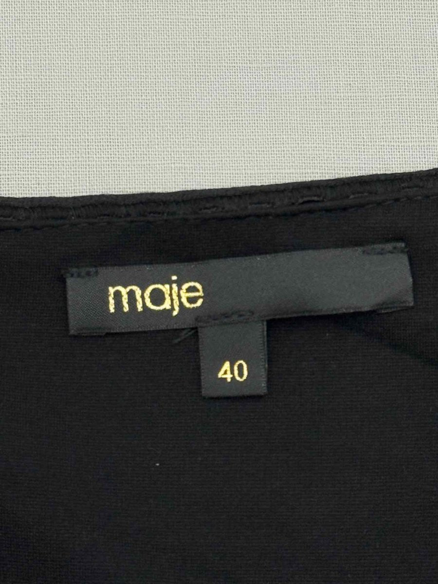 Pre-loved MAJE Black Size US 8 Long Skirt at Reems Closet