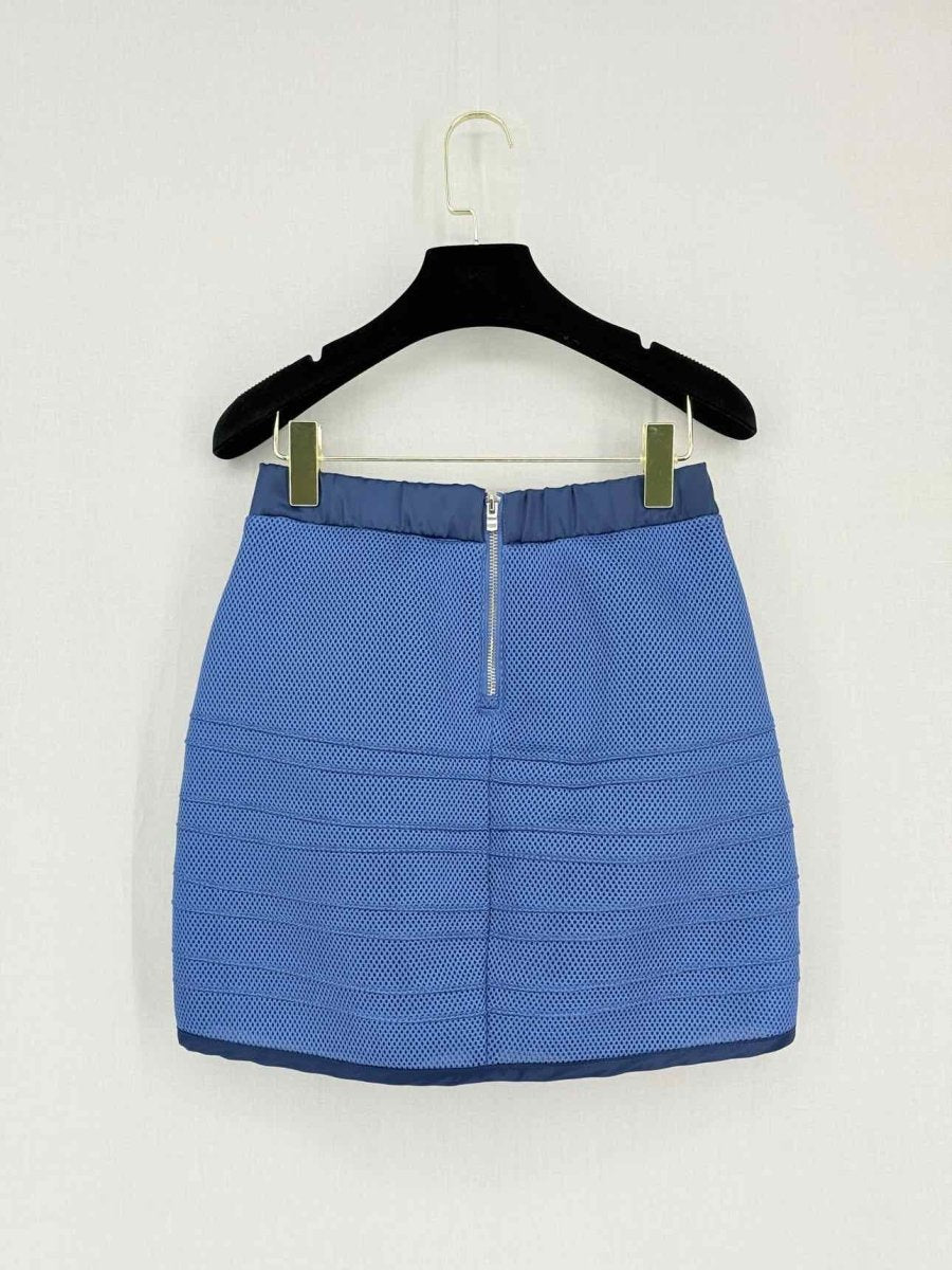 Pre-loved MAJE Blue Size Small Mini Skirt at Reems Closet