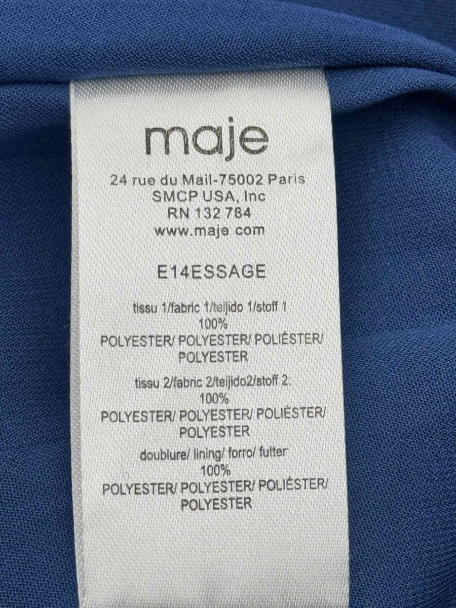 Pre-loved MAJE Blue Size Small Mini Skirt at Reems Closet