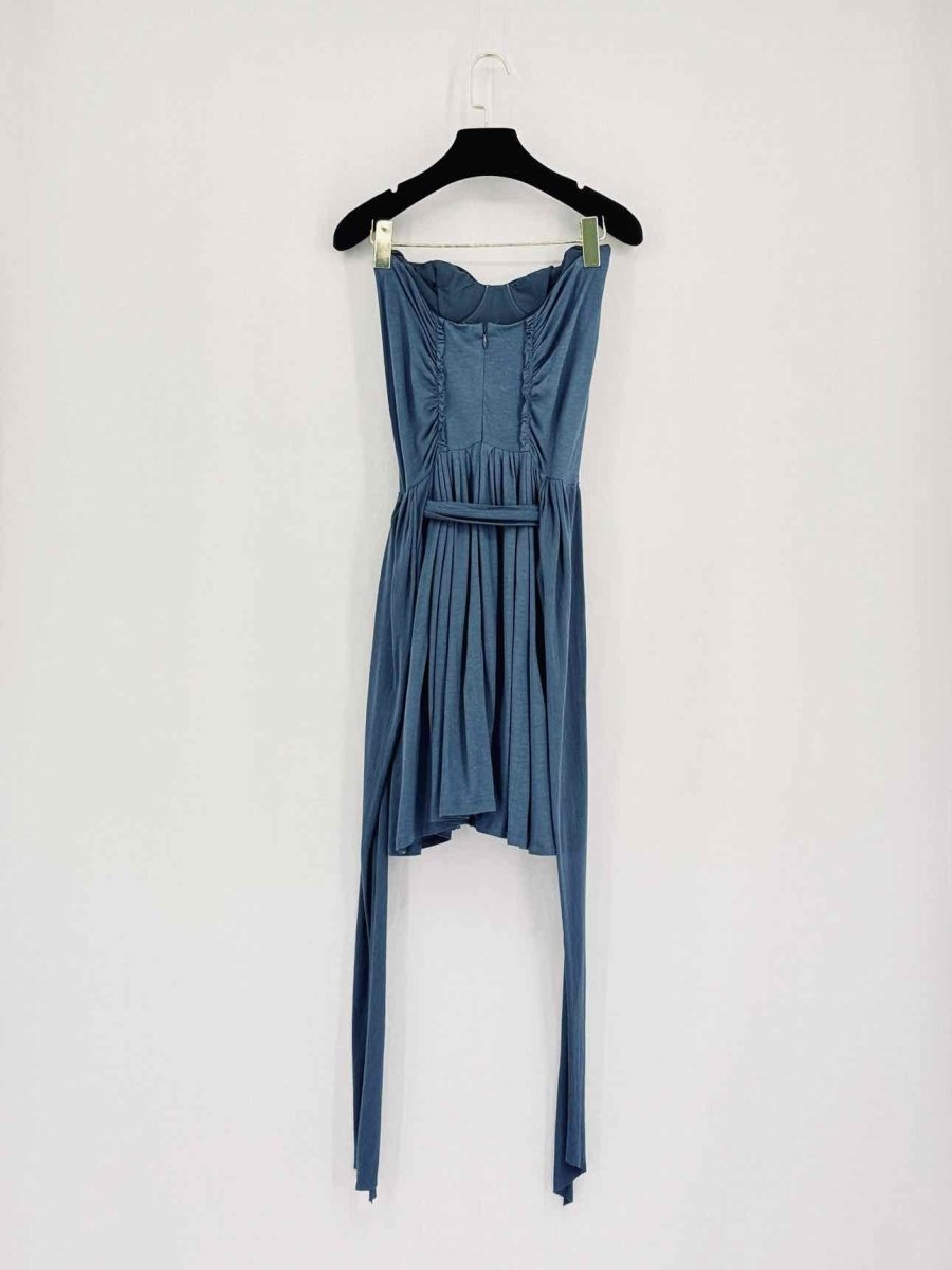 Pre-loved MAJE Blue Size Small Short Dress at Reems Closet