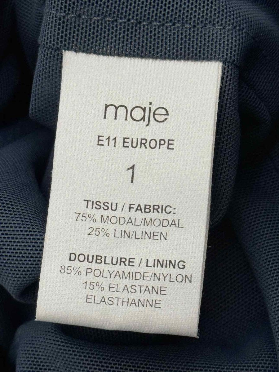 Pre-loved MAJE Blue Size Small Short Dress at Reems Closet