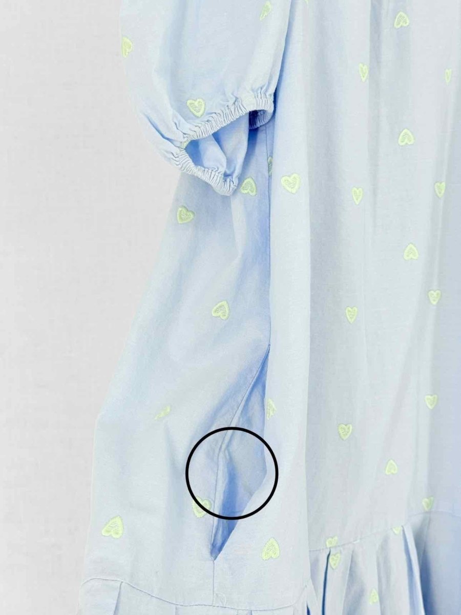 Pre - loved MAJE Blue Size US 6 Short Dress at Reems Closet