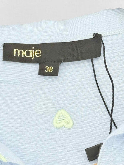 Pre - loved MAJE Blue Size US 6 Short Dress at Reems Closet