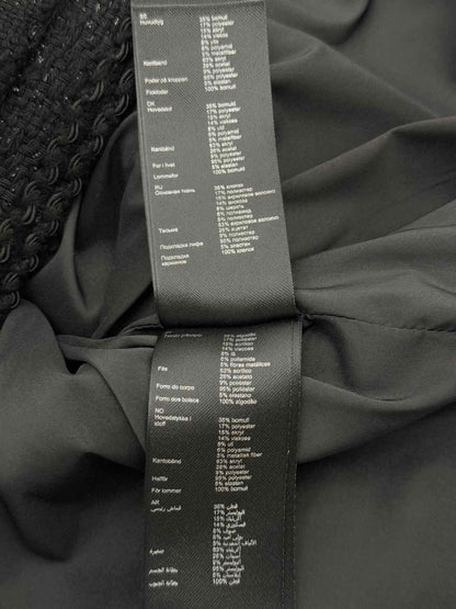 Pre - loved MAJE Boucle Black Size US 0 Jacket at Reems Closet