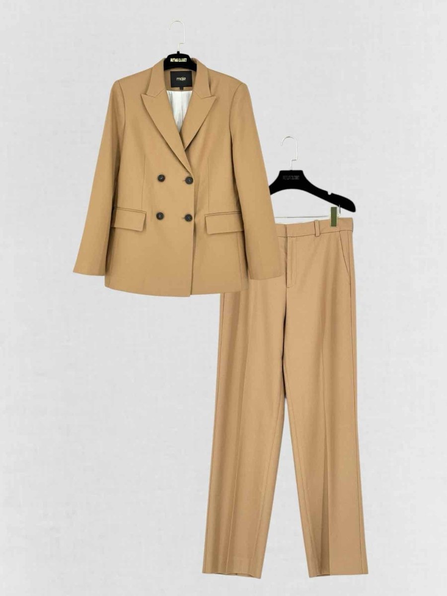 Pre - loved MAJE Brown Size US 2 Outfit Set at Reems Closet