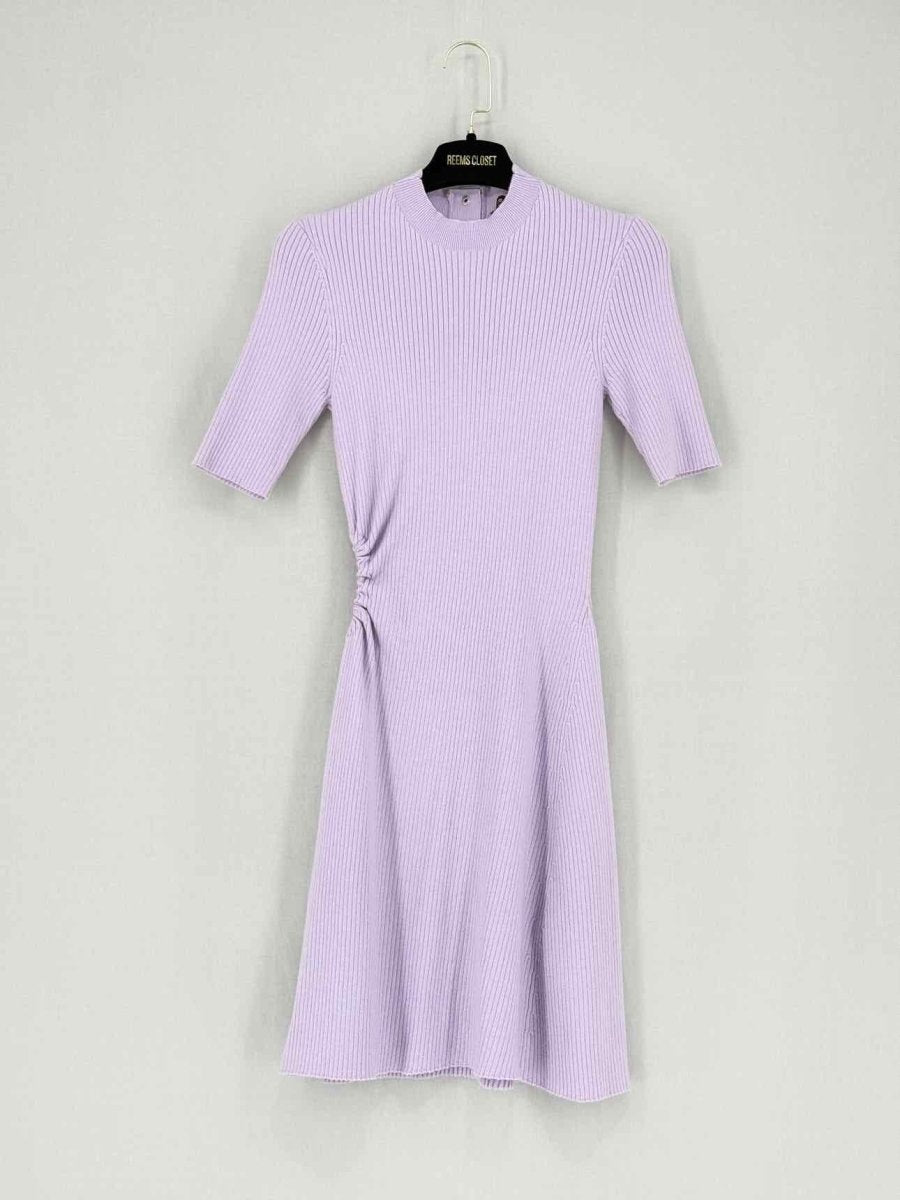 Pre - loved MAJE Cutout Lilac Size US 6 Short Dress at Reems Closet