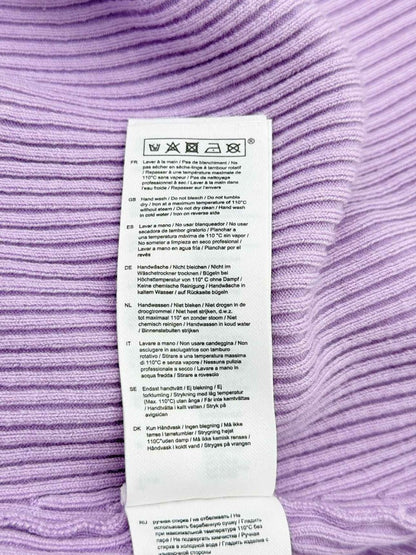 Pre - loved MAJE Cutout Lilac Size US 6 Short Dress at Reems Closet