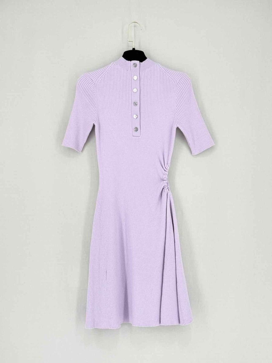 Pre - loved MAJE Cutout Lilac Size US 6 Short Dress at Reems Closet