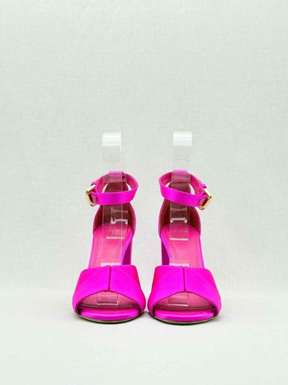 Pre-loved MAJE Forigama Fuchsia Size EU 38 Heeled Sandals at Reems Closet