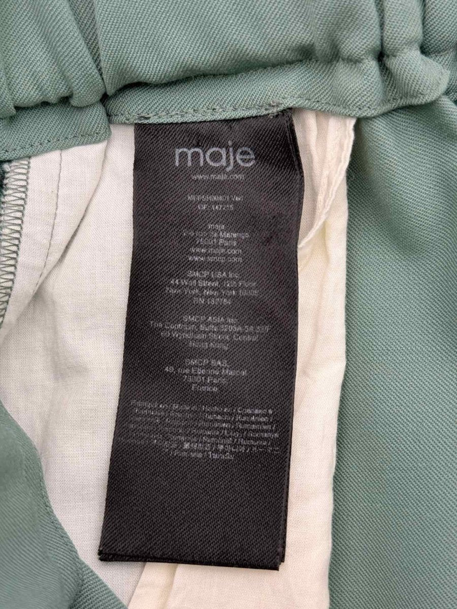 Pre-loved MAJE Green Size US 4 Shorts at Reems Closet