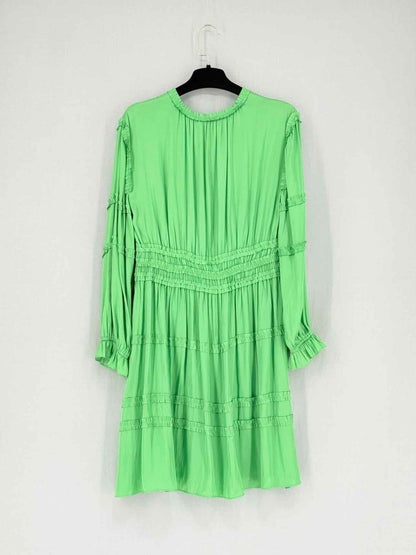 Pre - loved MAJE Green Size US 8 Short Dress at Reems Closet
