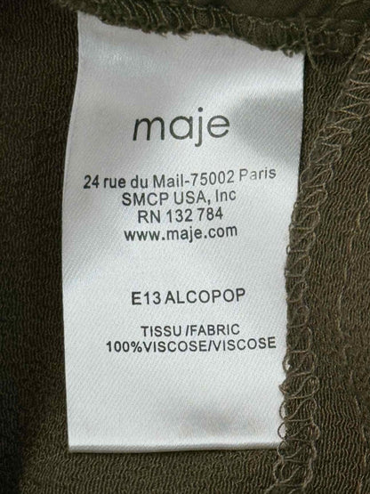 Pre - loved MAJE Khaki Size US 4 Shorts at Reems Closet