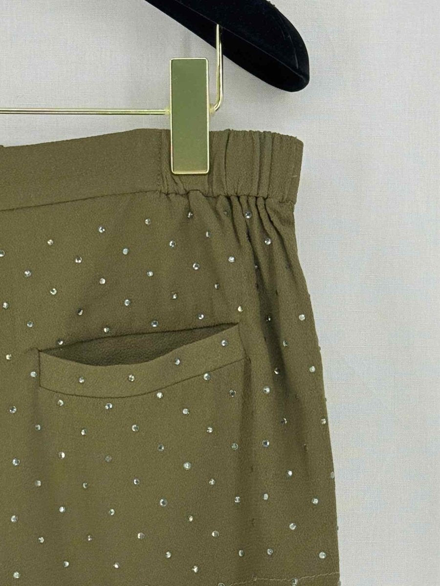 Pre - loved MAJE Khaki Size US 4 Shorts at Reems Closet