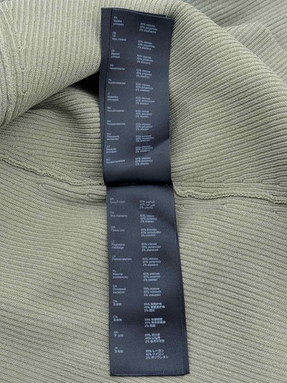 Pre - loved MAJE Knit Khaki Size US 8 Short Dress at Reems Closet