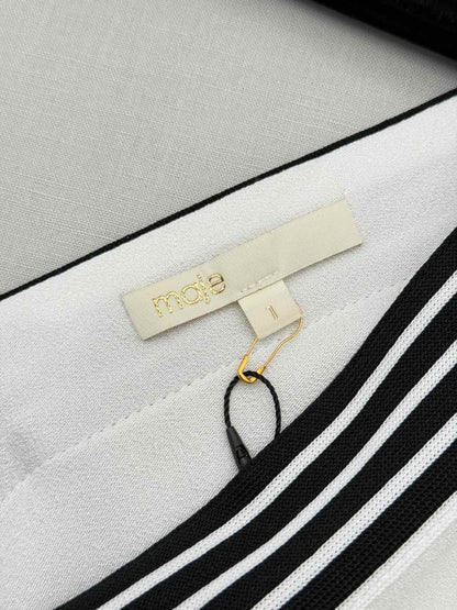 Pre-loved MAJE Lorni Off-white Size Small Top at Reems Closet