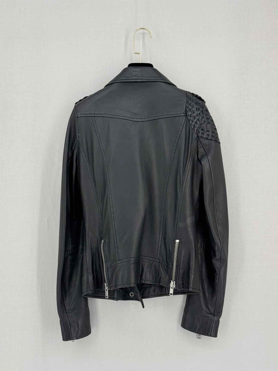 Pre-loved MAJE Madone Black Size US 6 Jacket at Reems Closet