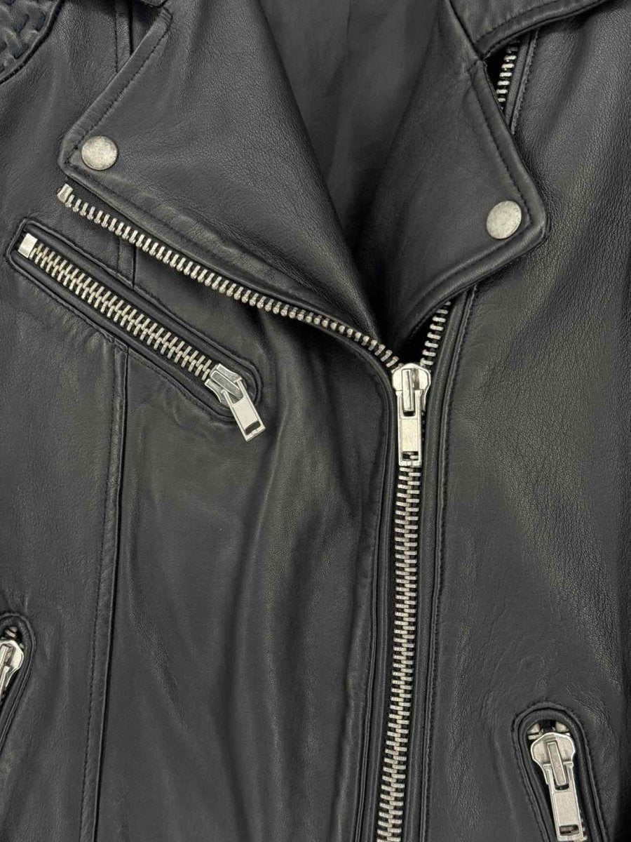 Pre-loved MAJE Madone Black Size US 6 Jacket at Reems Closet
