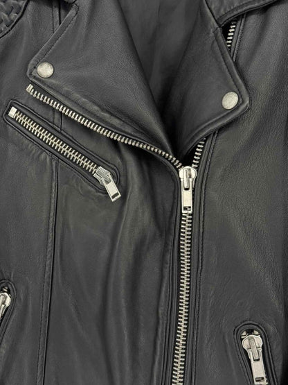 Pre-loved MAJE Madone Black Size US 6 Jacket at Reems Closet