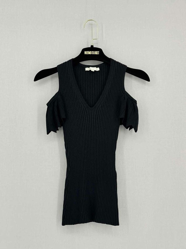 Pre-loved MAJE Marion Black Size Small Top at Reems Closet