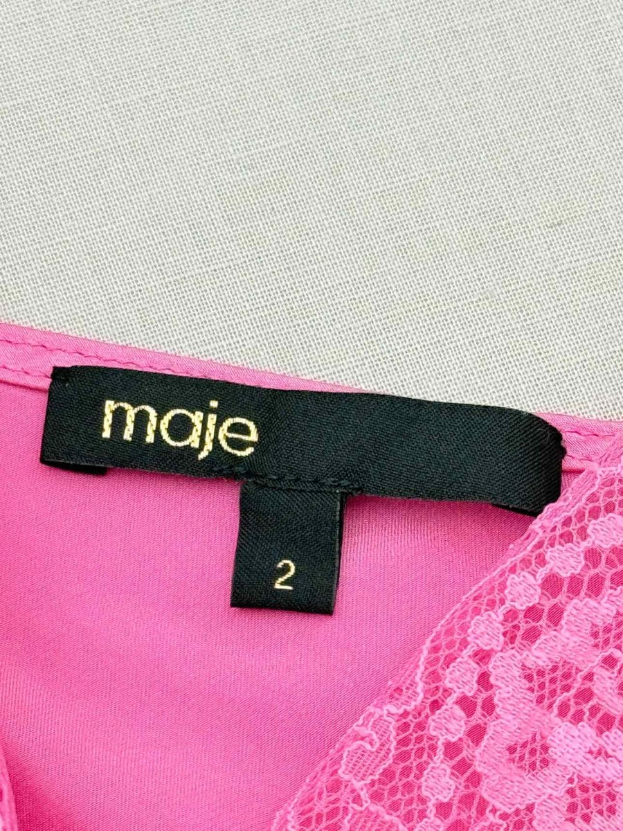 Pre - loved MAJE Pink Size US 2 Camisole at Reems Closet