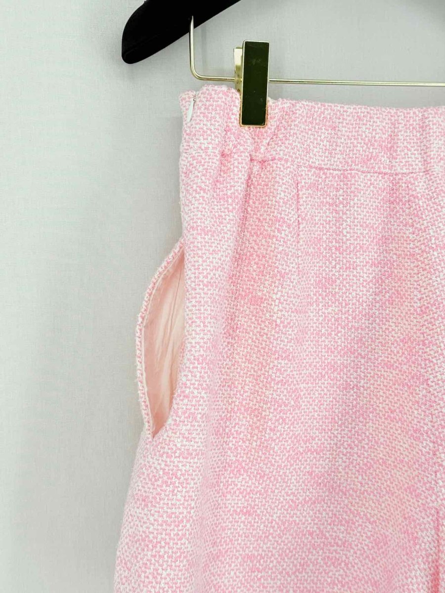 Pre - loved MAJE Pink Tweed Size US 8 Shorts at Reems Closet