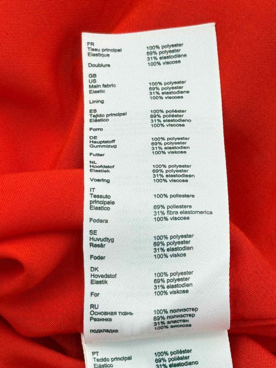 Pre - loved MAJE Red Pleated Size US 6 Midi Skirt at Reems Closet