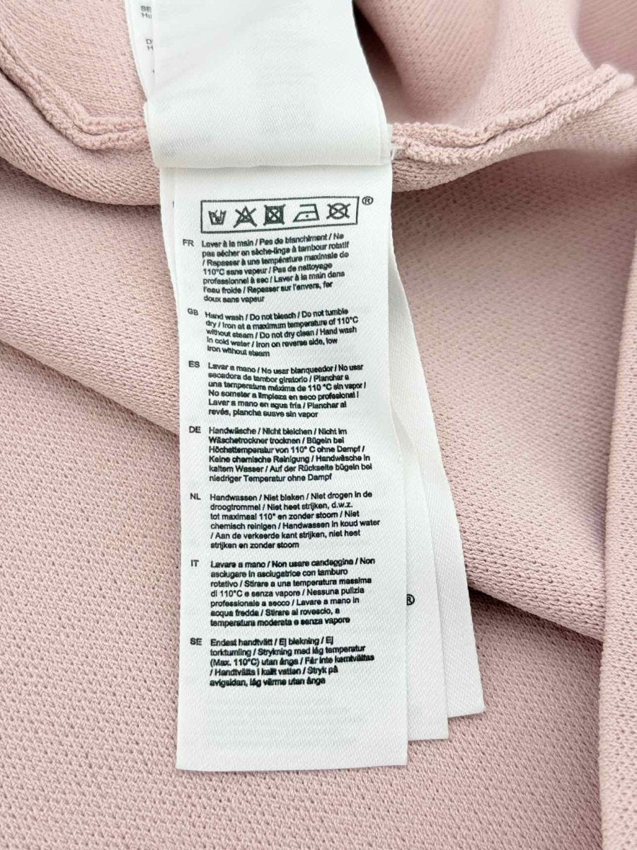 Pre - loved MAJE Revisto Knit Pink Size US 2 Short Dress at Reems Closet