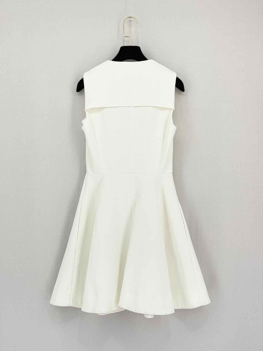 Pre-loved MAJE Rimelli White Size Small Short Dress at Reems Closet