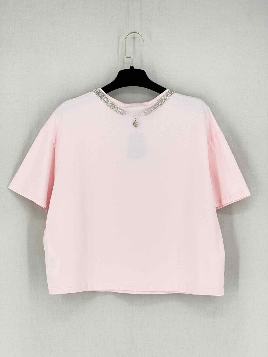 Pre - loved MAJE Rose Pink Size Small T-shirt at Reems Closet