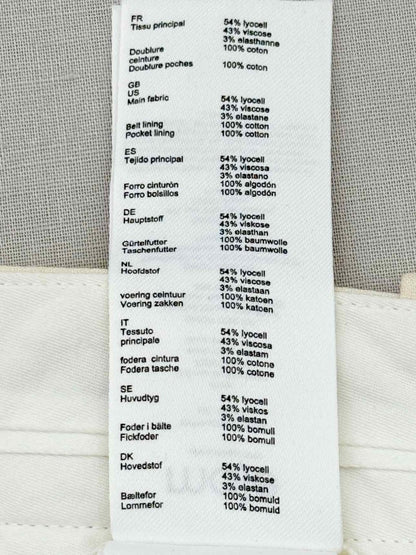 Pre - loved MAJE Tailored White Size US 4 Pants at Reems Closet