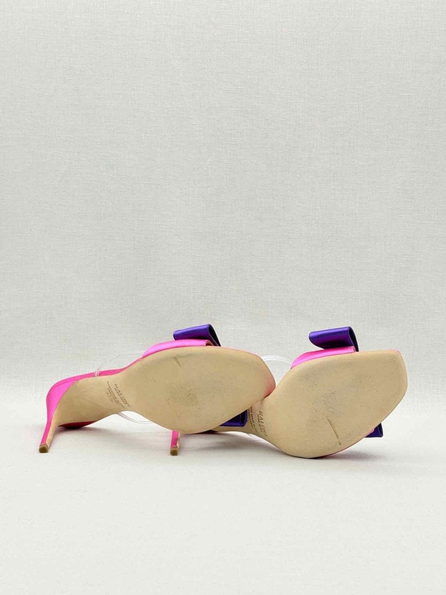 Pre-loved MALONE SOULIERS EA7 Purple & Pink Size EU 37.5 Mules at Reems Closet