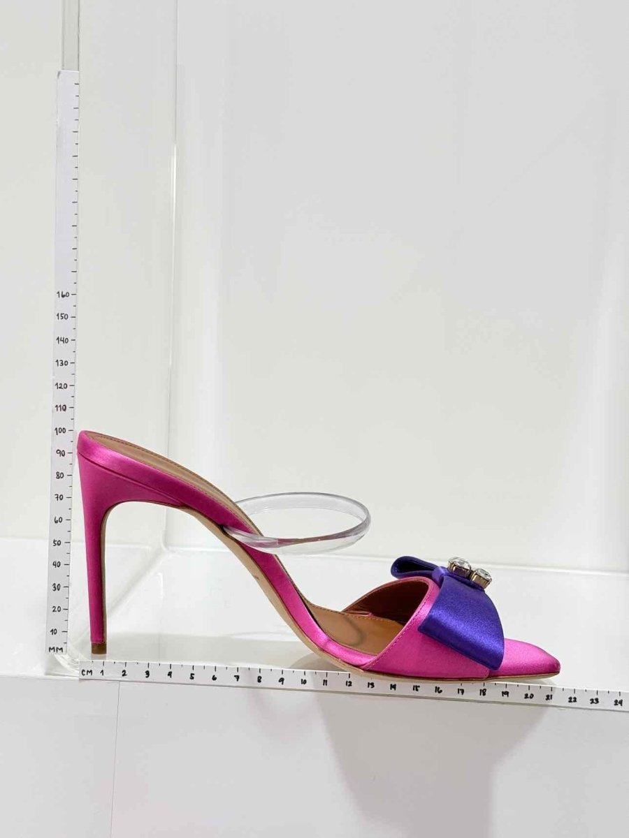 Pre-loved MALONE SOULIERS EA7 Purple & Pink Size EU 37.5 Mules at Reems Closet