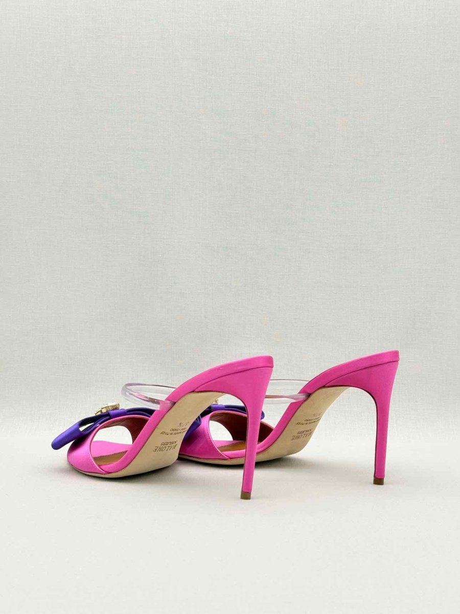 Pre-loved MALONE SOULIERS EA7 Purple & Pink Size EU 37.5 Mules at Reems Closet