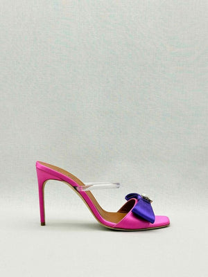 Pre-loved MALONE SOULIERS EA7 Purple & Pink Size EU 37.5 Mules at Reems Closet