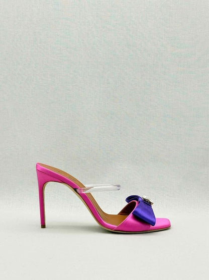 Pre-loved MALONE SOULIERS EA7 Purple & Pink Size EU 37.5 Mules at Reems Closet