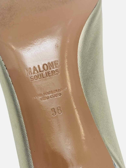 Pre - loved MALONE SOULIERS Kaya Gold Pumps at Reems Closet