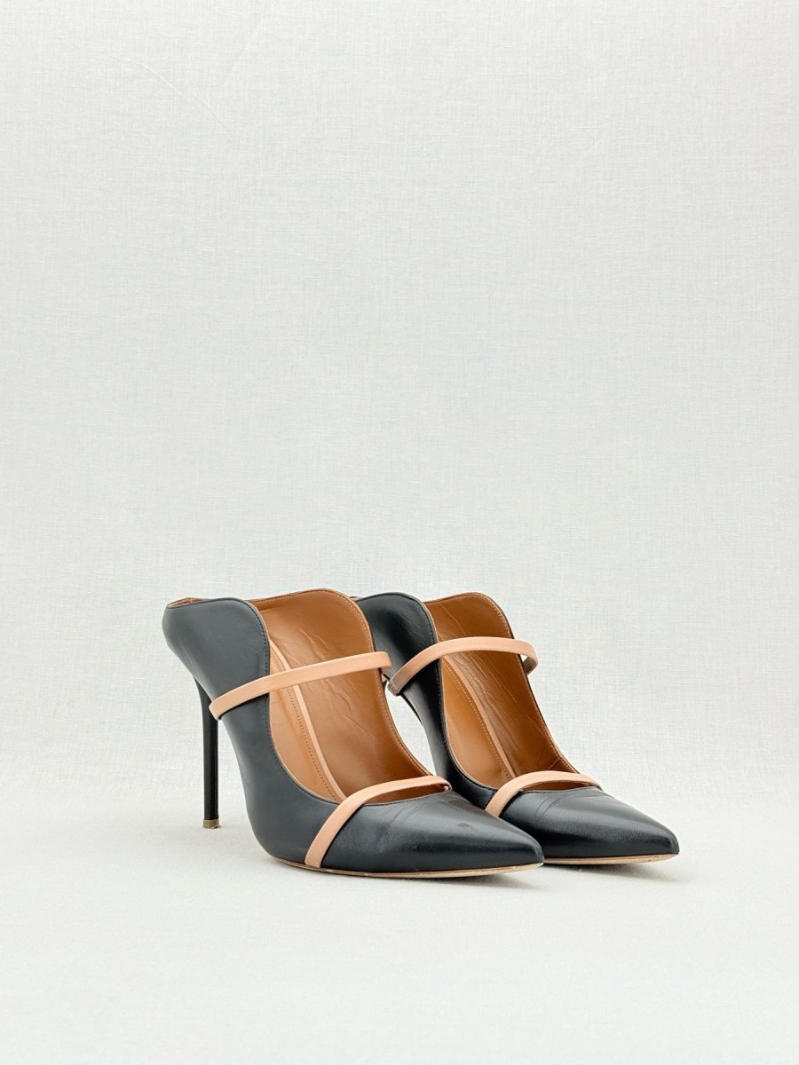 Pre - loved MALONE SOULIERS Maureen Black Size EU 41 Heeled Shoes at Reems Closet