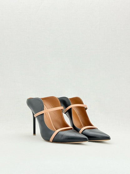 Pre - loved MALONE SOULIERS Maureen Black Size EU 41 Heeled Shoes at Reems Closet