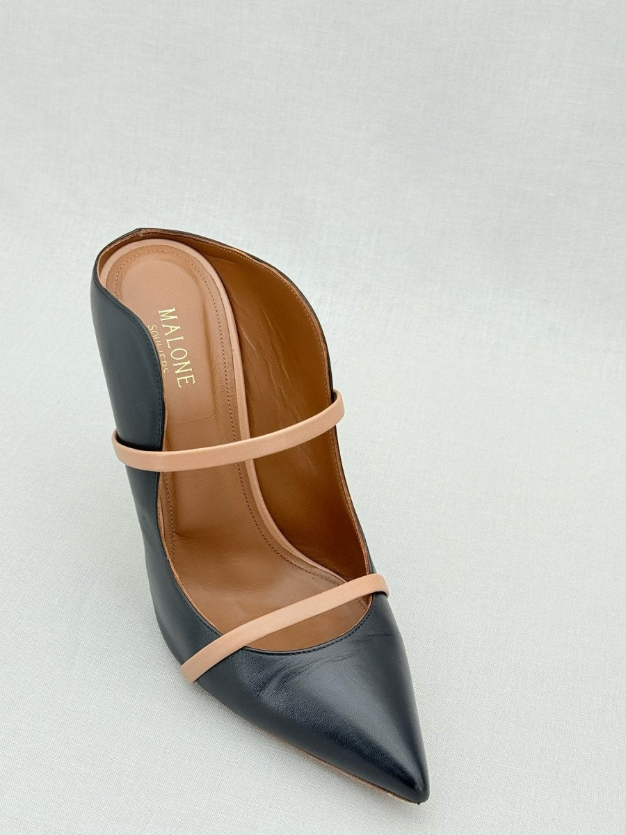 Pre - loved MALONE SOULIERS Maureen Black Size EU 41 Heeled Shoes at Reems Closet