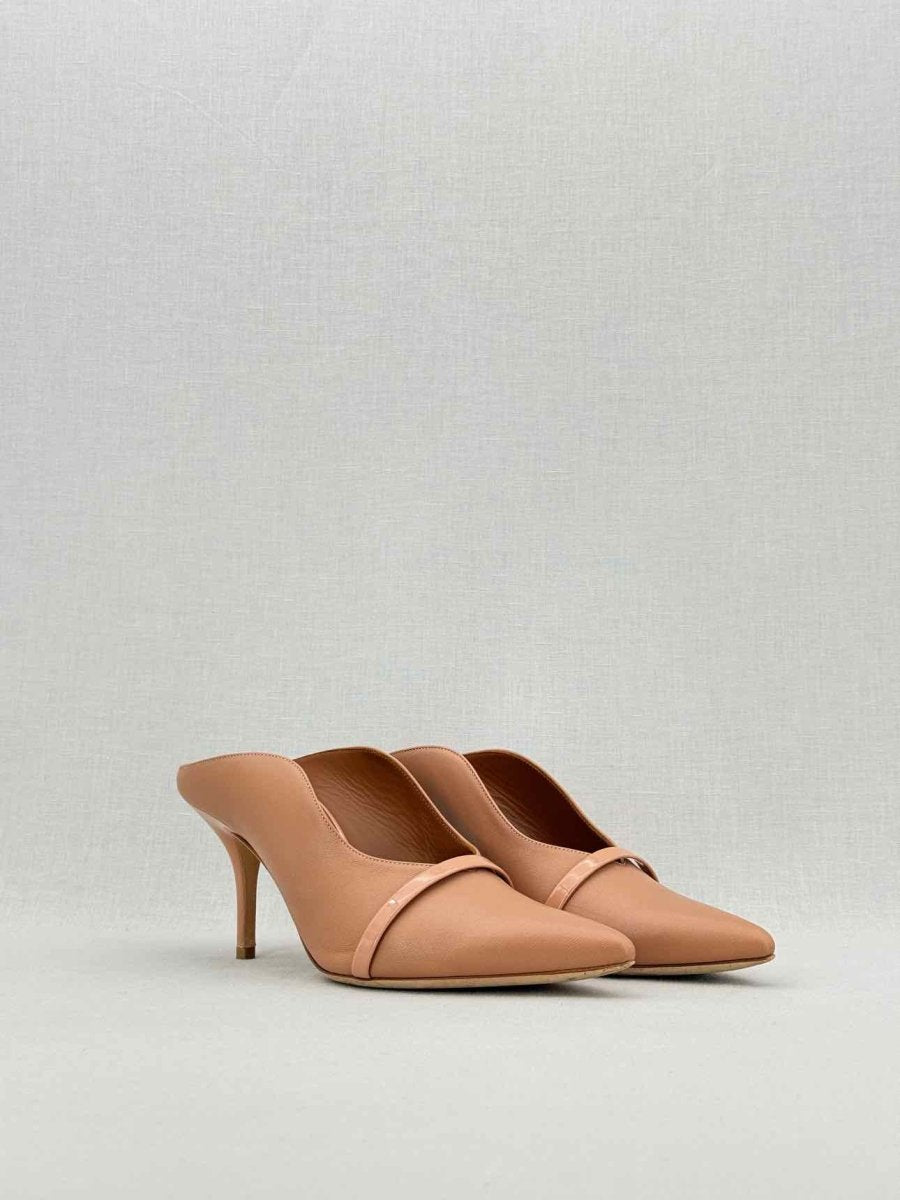 Pre - loved MALONE SOULIERS Nude Size EU 38.5 Mules at Reems Closet