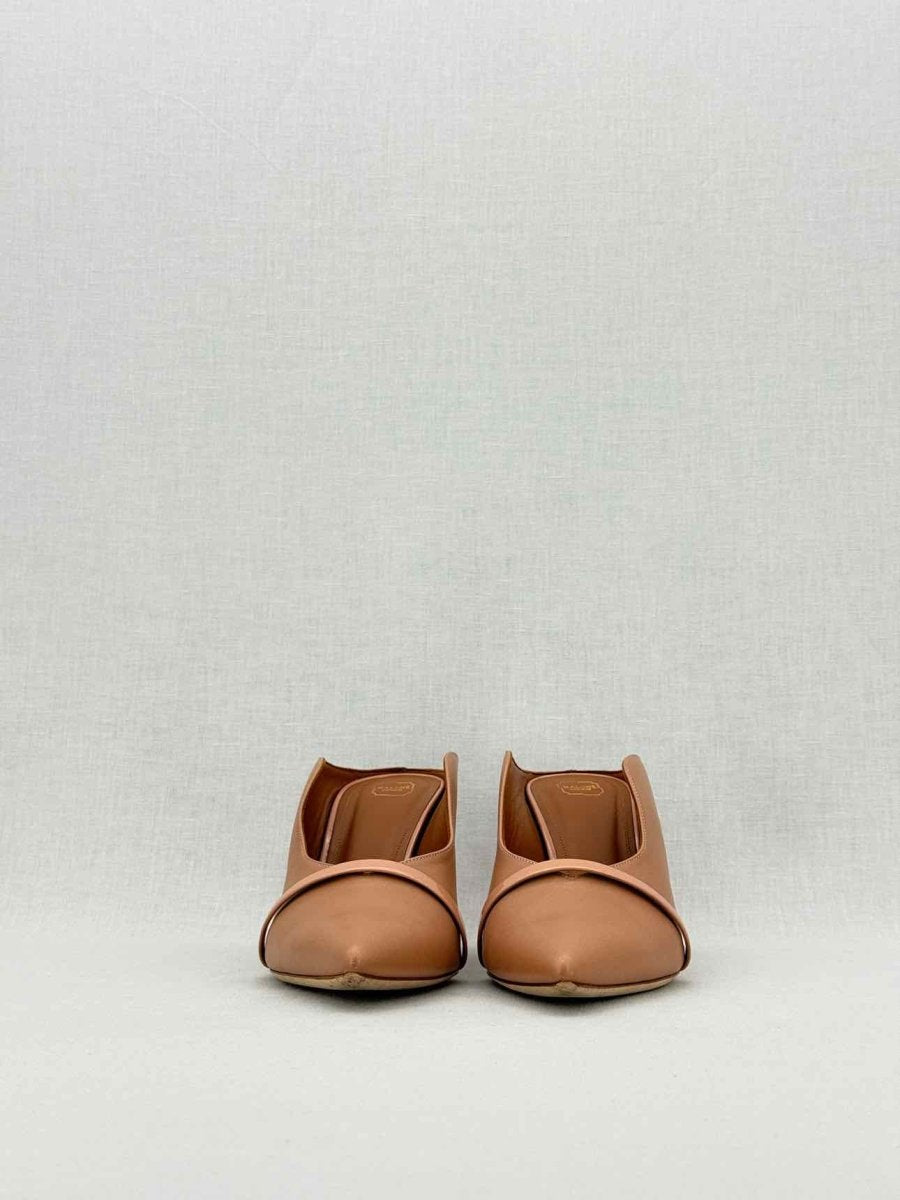 Pre - loved MALONE SOULIERS Nude Size EU 38.5 Mules at Reems Closet