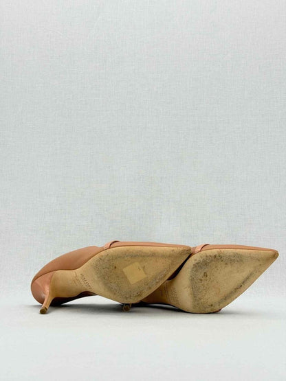 Pre - loved MALONE SOULIERS Nude Size EU 38.5 Mules at Reems Closet