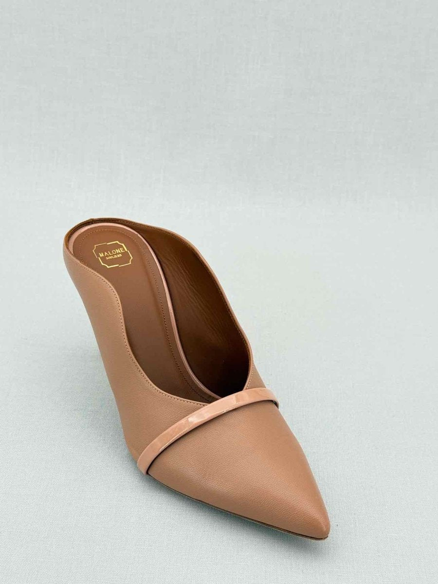 Pre - loved MALONE SOULIERS Nude Size EU 38.5 Mules at Reems Closet