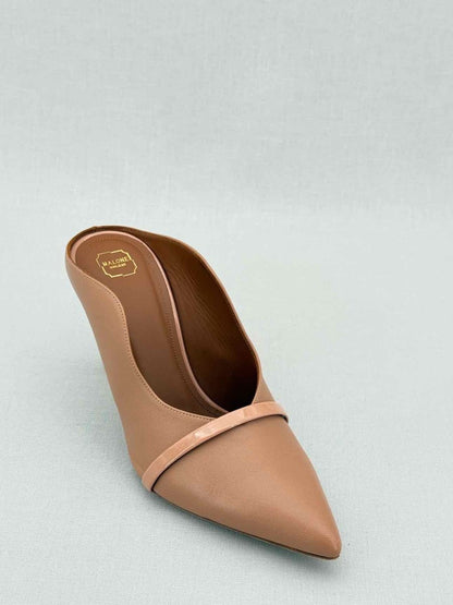 Pre - loved MALONE SOULIERS Nude Size EU 38.5 Mules at Reems Closet